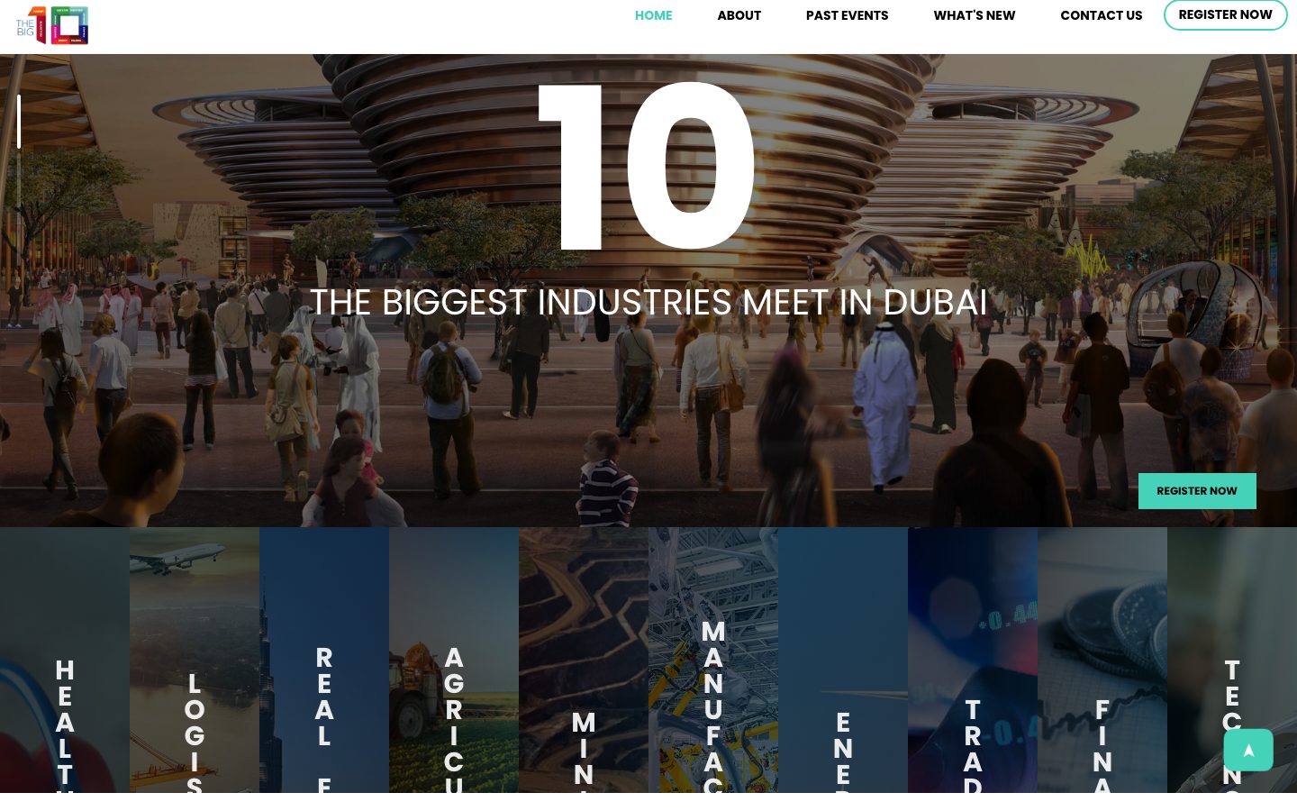 TheBig10 — Business / Web Platform web application homepage screenshot